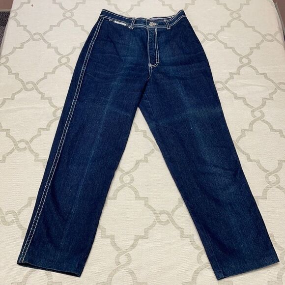 Gitano Denim Blue Jeans - Dark Wash With Stitching - Picture 1 of 9